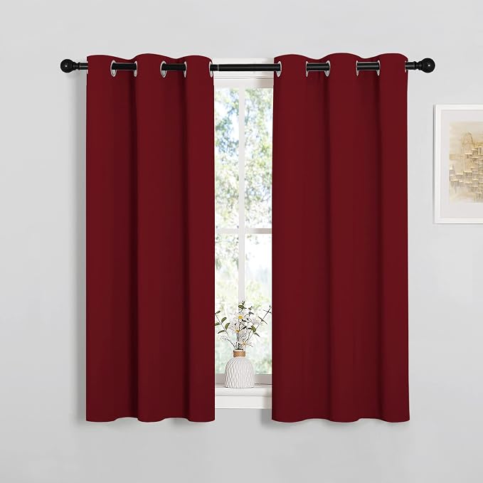 NICETOWN Christmas Window Curtains Blackout Drapes, Thermal Insulated Home - Image 2