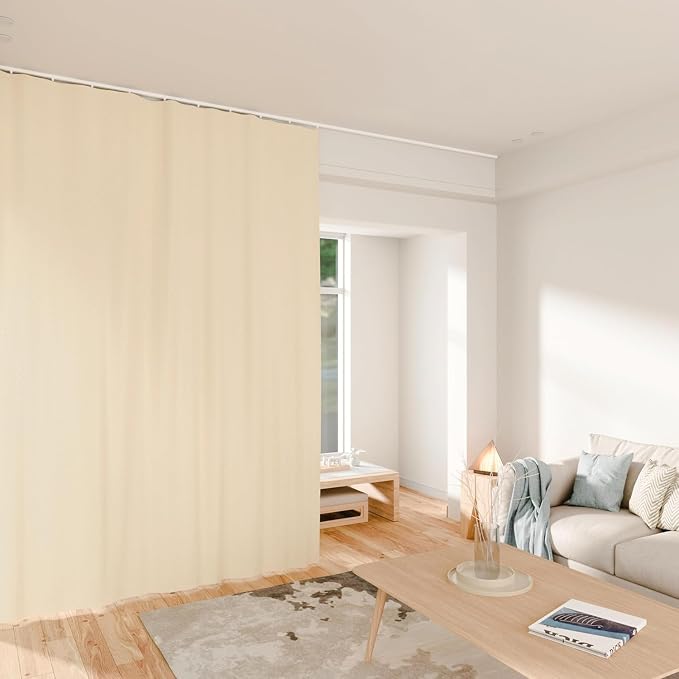 MaKefeile Room Divider Curtains Total Blackout Privacy Curtain Panel Room - Image 6