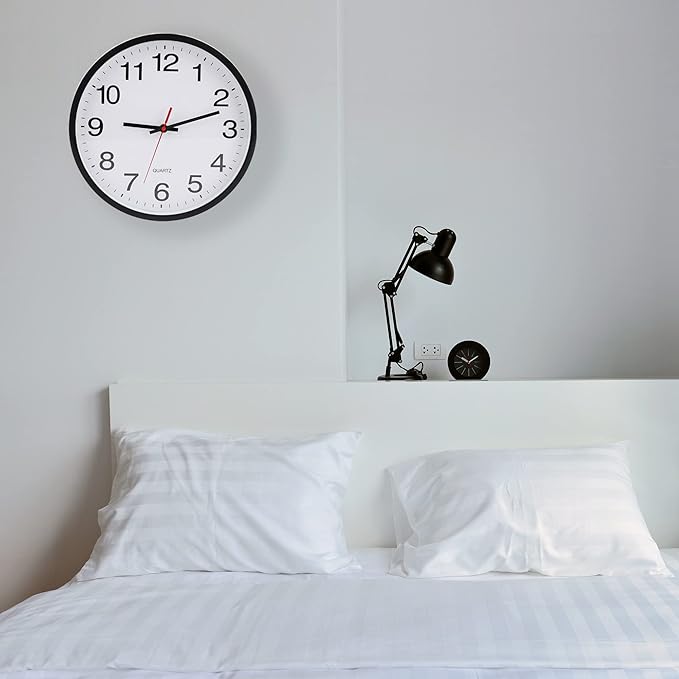OceeK 12 Inch Wall Clock, Modern Wall Clocks Battery Operated, Silent - Image 8