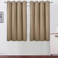 LEMOMO Natural Thermal Blackout Curtains/52 x 54 Inch/Set of 2 Panels Room by Lemomo