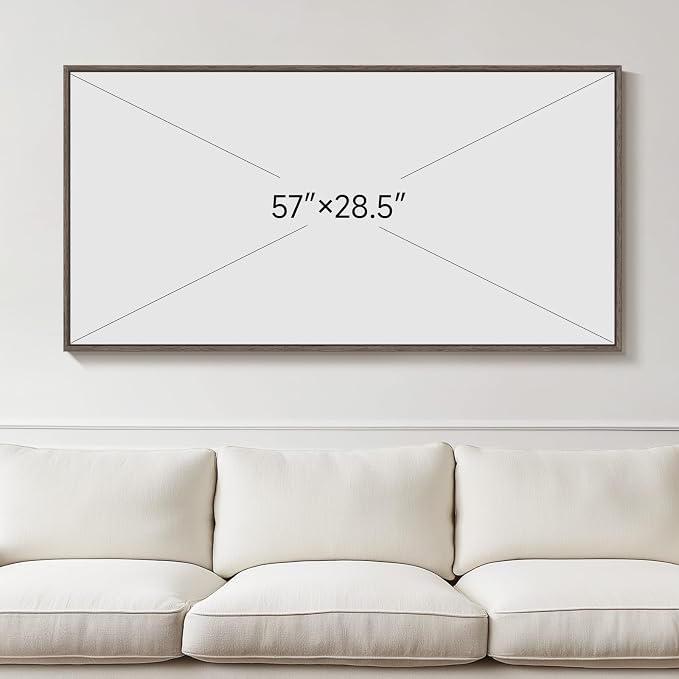 Large Framed Rustic Canvas Wall Art - Image 8