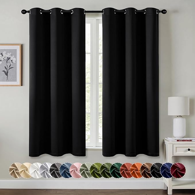 MIULEE Blackout Curtains for Bedroom Living Room 2 Panels, Thermal Insulated by MIULEE