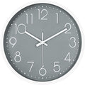 JUSTUP 12in Non-Ticking Wall Clock, Silent Battery Operated Wall Clock by Justup