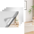 DUMOS 4 Pack Wall Mirror Tiles, Hallway Mirror 16"x12" HD Glass Sheets by DumosLifestyle