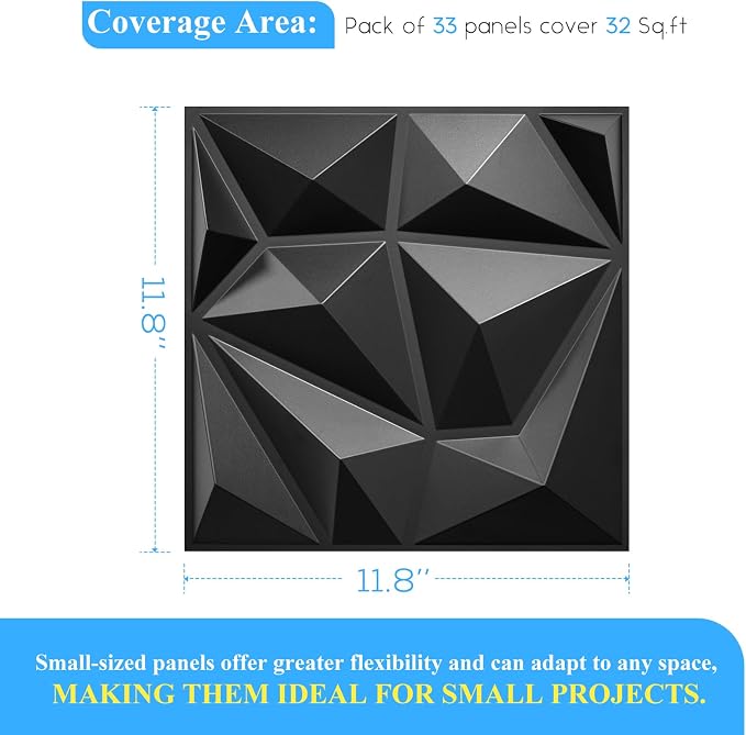 LEVOWAY 33 Pack Decorative 3D Wall Panels - Image 5