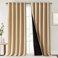 NICETOWN Thermal Insulated 100% Blackout Curtains, Cold Noise Reducing by NICETOWN