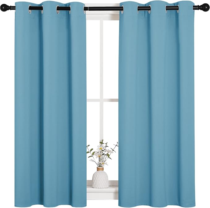 NICETOWN Thermal Insulated Curtains Blackout Draperies, Window Treatment Solid by NICETOWN