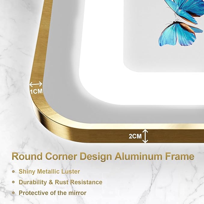 24x32 Inch LED Bathroom Mirror - Image 6