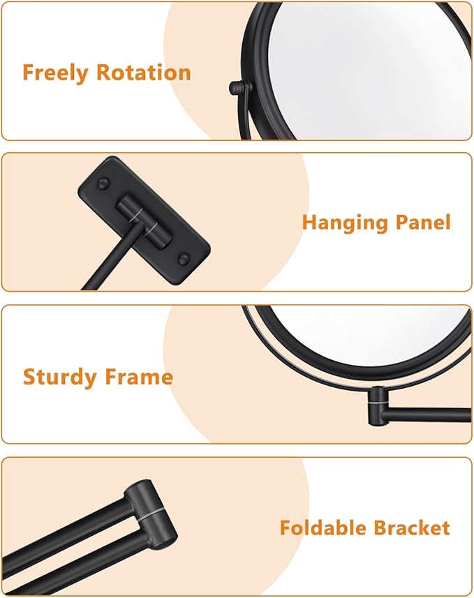 Wall Mounted Makeup Mirror - Image 6