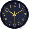 Silent Wall Clocks Battery Operated 8 Inch, Analog Wall Clock by MABPEDO