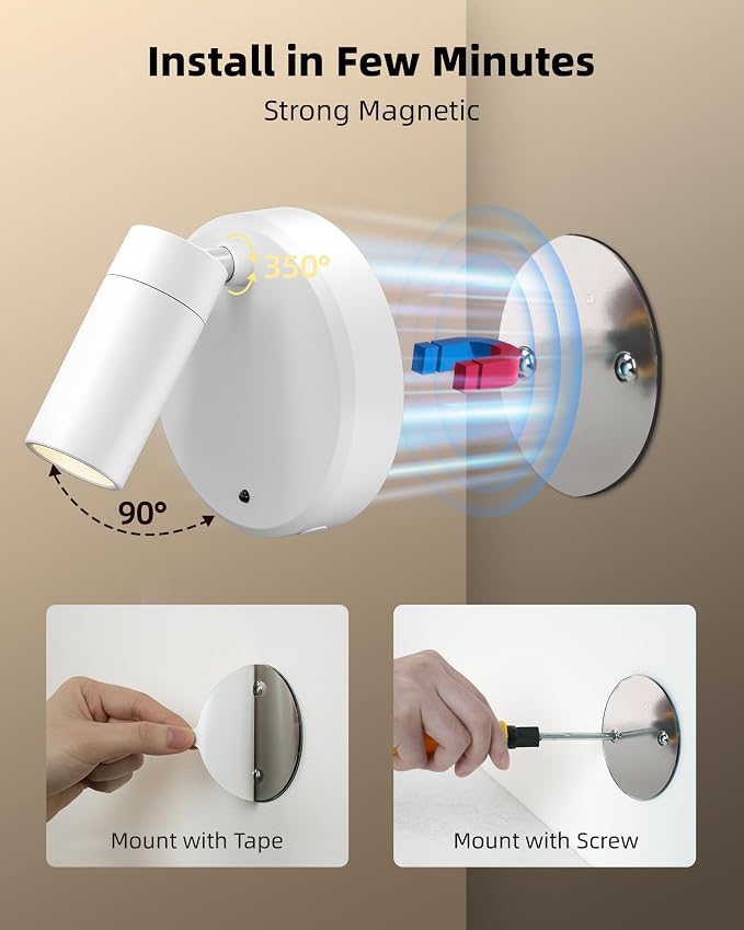 EZVALO Spot Lights Indoor, 5500mAh Rechargeable Plant Spotlights - Image 9