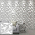 Heikki 30 Pack 3D Wall Panel for Interior Wall Décor, PVC Flower Textured Wall by YourBestChoices