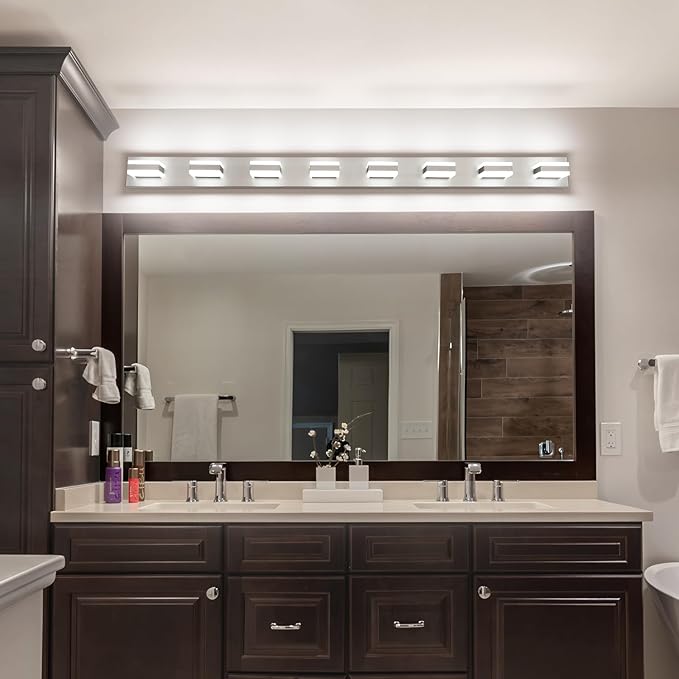 SOLFART Bathroom Light Fixtures Brushed Nickel Vanity Lights - Image 6