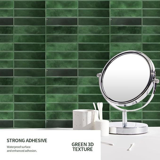 Peel and Stick Backsplash 3D Wall Tiles, Self-Adhesive, Oil Proof, Waterproof - Image 3