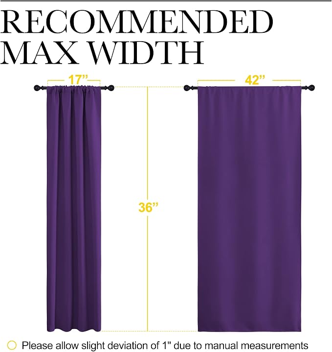 NICETOWN RV Blackout Curtains for Camper Windows, Kitchen Curtains Blackout - Image 7