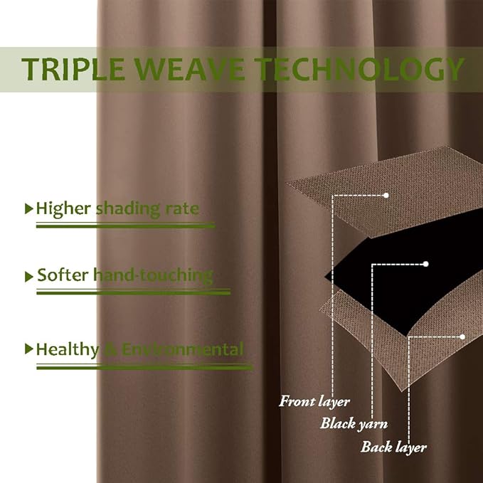 NICETOWN Wall Dividers for Rooms, Sound Barrier Room Divider Curtain Screen - Image 3