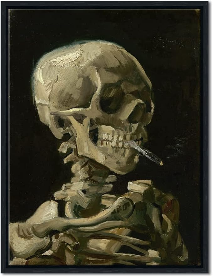 Wieco Art Framed Art Skull of a Skeleton - Image 9