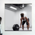 Delma Home Gym Mirror, Large Full Body Tempered Glass Frameless, Wall-Mounted by Delma
