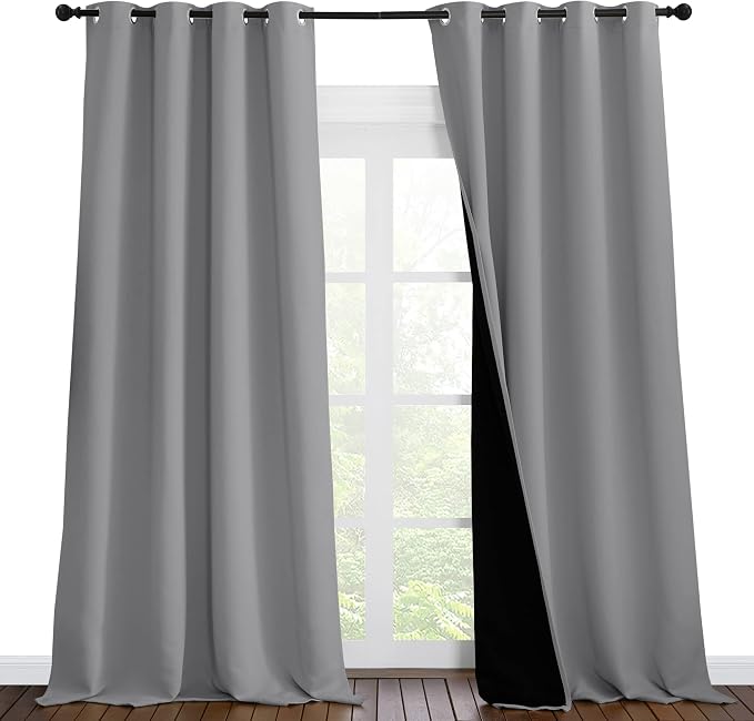 NICETOWN 100% Blackout Blinds, Laundry Room Decor Window Treatment Curtains by NICETOWN
