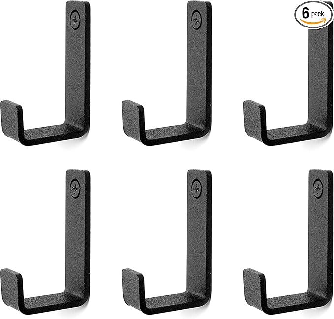 Piffny Robe & Towel Hook, 6 Pack Heavy Duty Stainless Steel Outdoor Wall Hooks by Piffny