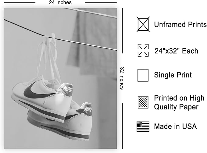 Poster Master Sneakers in Clothesline Print - Image 2