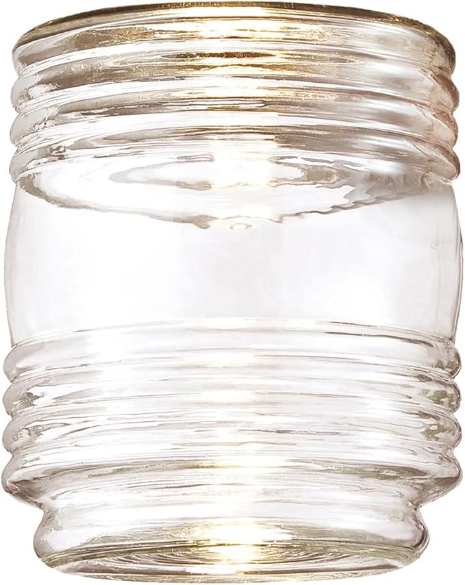 Jelly Jar Light Replacement Glass, 3-Inch Opening – Design House by DesignHouse