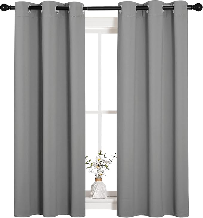 NICETOWN Bedroom Curtains Blackout Drapery Panels, Three Pass Microfiber - Image 2