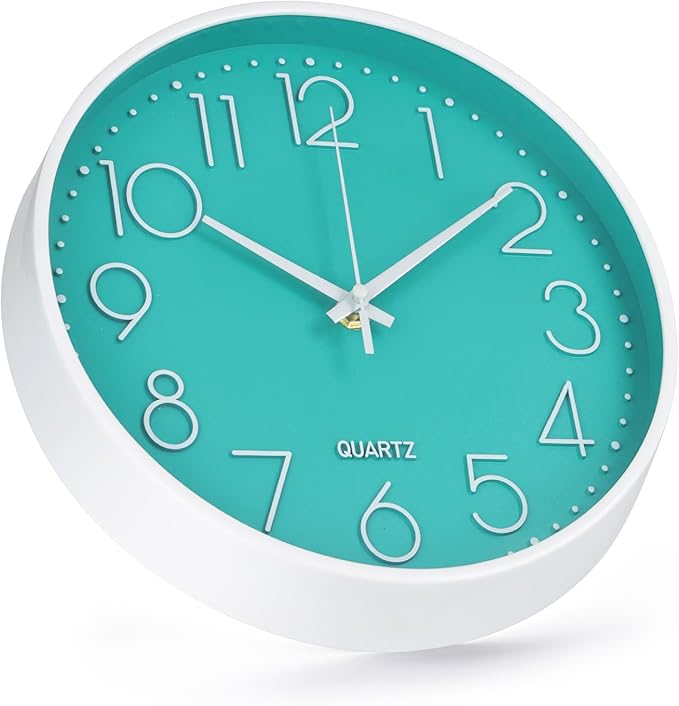 Wall Clock Non-Ticking Silent Modern Simple Style Round Decor Clock - Image 2