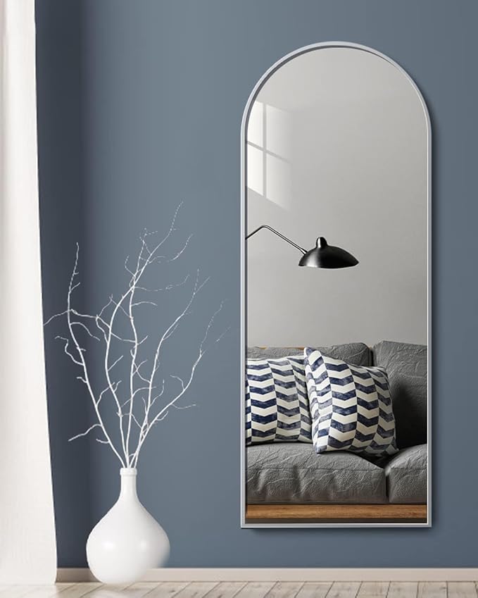 Rowjut Floor Mirror Arched Full Length Mirrors, Mirror Full Length Standing - Image 9