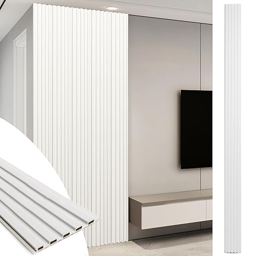 Art3d WPC Slat Wall Panels, Living Room by Art3d