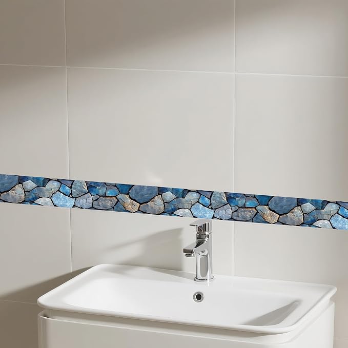 IVN Wallpaper Border Peeling and pasting Wall Stone Texture Decoration Wall - Image 5