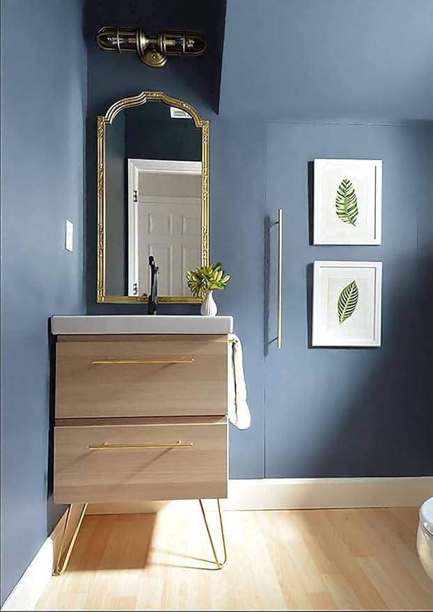 Dimoon 78.7''x17.7'' Blue Peel and Stick Wallpaper Contact Paper Modern Self - Image 2