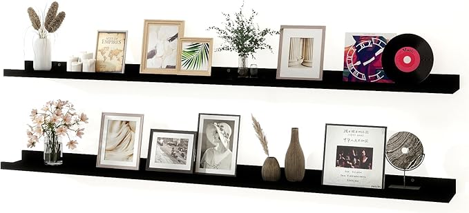 Long Floating Shelves for Wall Decor, Long Wall Mounted Storage Shelf for by Unknown