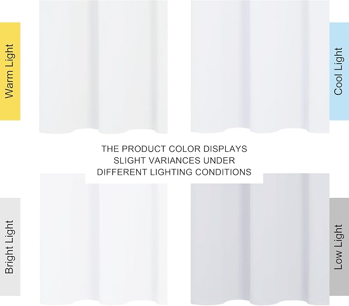 NICETOWN 100% Blackout Window Curtain Panels, Cold and Full Light Blocking - Image 6