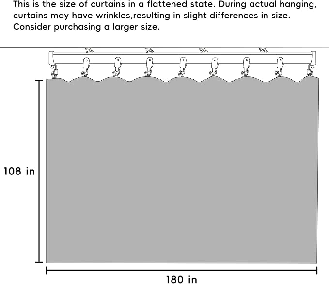 Room Divider Curtains Flexible Ceiling Tracks Set Curtain Track Ceiling Mount - Image 7