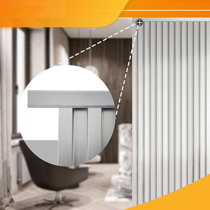 OUZUGIE 8-Pack 57 Inches, WPC Slat Wall Panel Trim, Corner Guard - Image 4