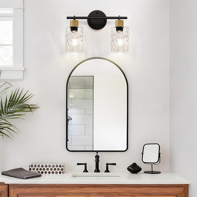 MOKATNG Bathroom Light Fixtures, 2-Light Coastal Vanity Lights - Image 6