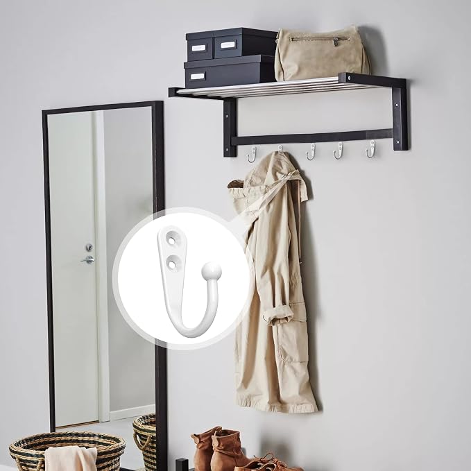 ZAYBOD Coat Hooks for Wall, Decorative Hanging Hooks for Coats, and Bags - Image 6