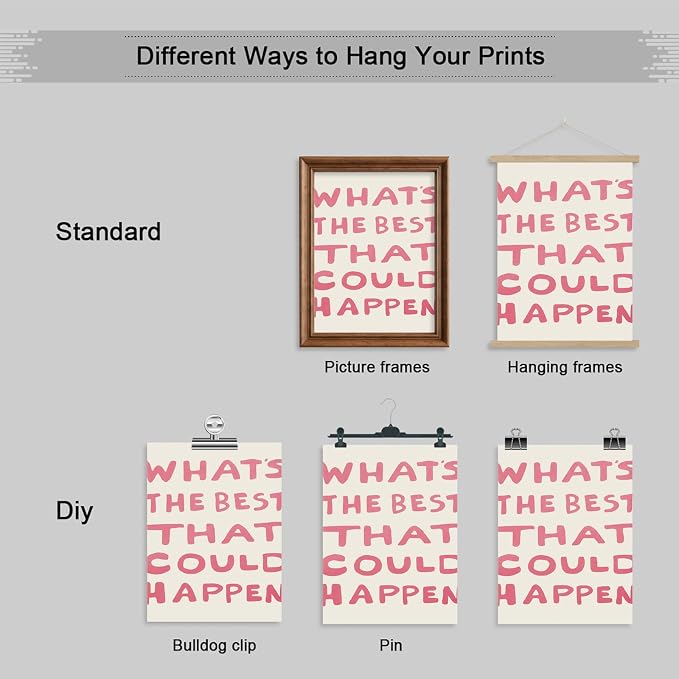 Yaasilinage Daily Reminder Positive Canvas Wall Art, Positive Affirmations Wall - Image 2