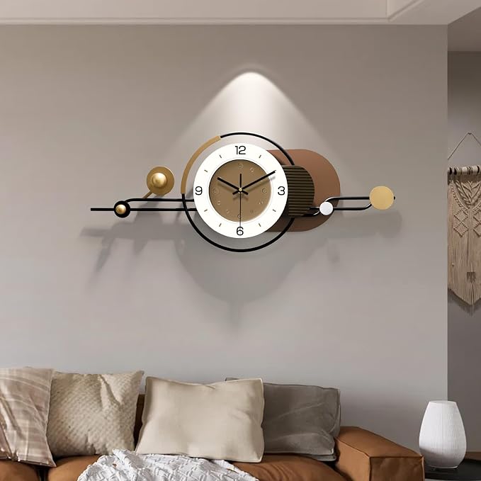 Modern Wall Clock for Living Room/Office Decor, Large Decorative Wall Clock - Image 4