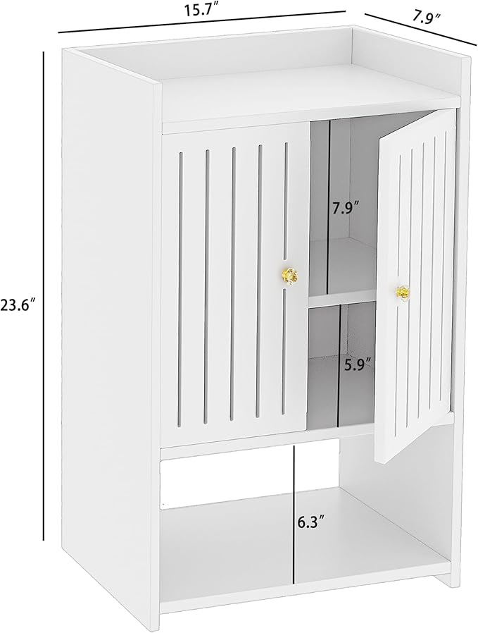 HAYOFAMY Wall Bathroom Storage Cabinet, 4-Tier Medicine Cabinet - Image 3