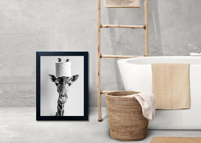 Funny Bathroom Wall Decor, Giraffe - Image 8