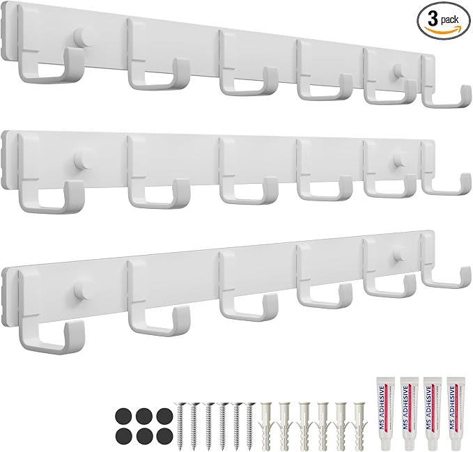 Coat Rack Wall Mount, Heavy Duty Wall Coat Hanger by Geobella