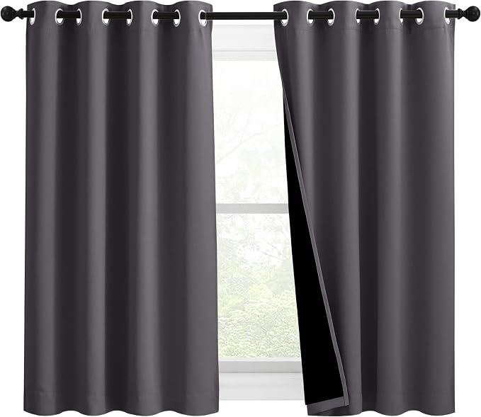 NICETOWN 100% Blackout Blinds, Laundry Room Decor Window Treatment Curtains by NICETOWN