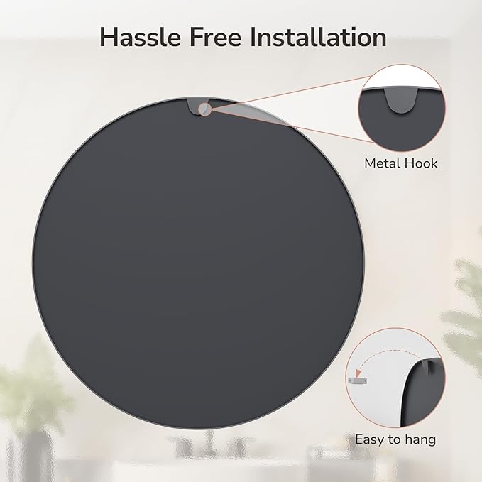 USHOWER 2- Pack Bathroom Mirrors - Image 5