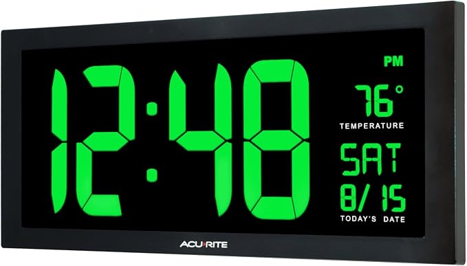 AcuRite 76101M Oversized LED Clock - Image 3