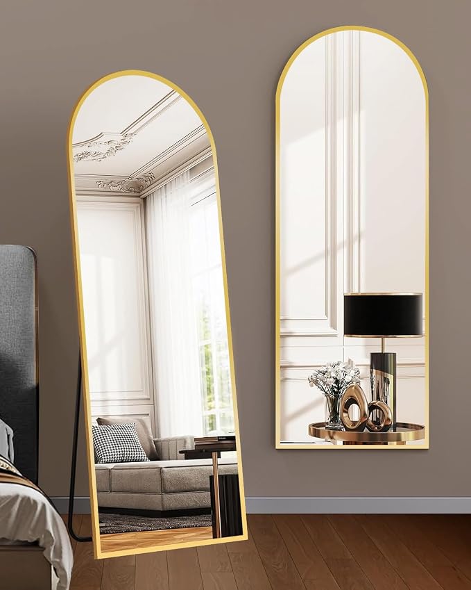 DMWOODFL 58"x18" Arched Full Length Mirror - Image 7