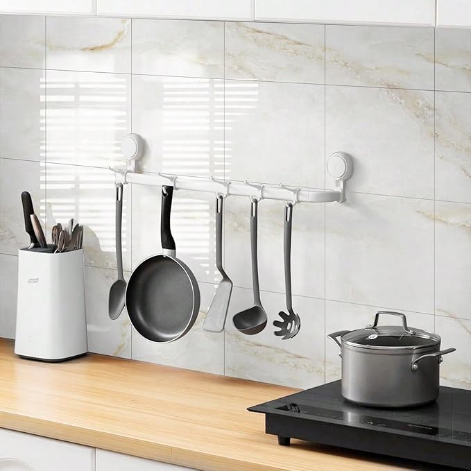 Chejiaye 10pcs Marble Peel and Stick Backsplash Waterproof Washroom Wall Panels - Image 3