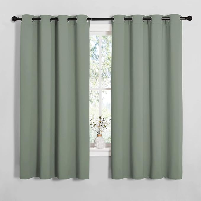 NICETOWN Bedroom Curtain Panels Blackout Draperies, Thermal Insulated Solid by NICETOWN