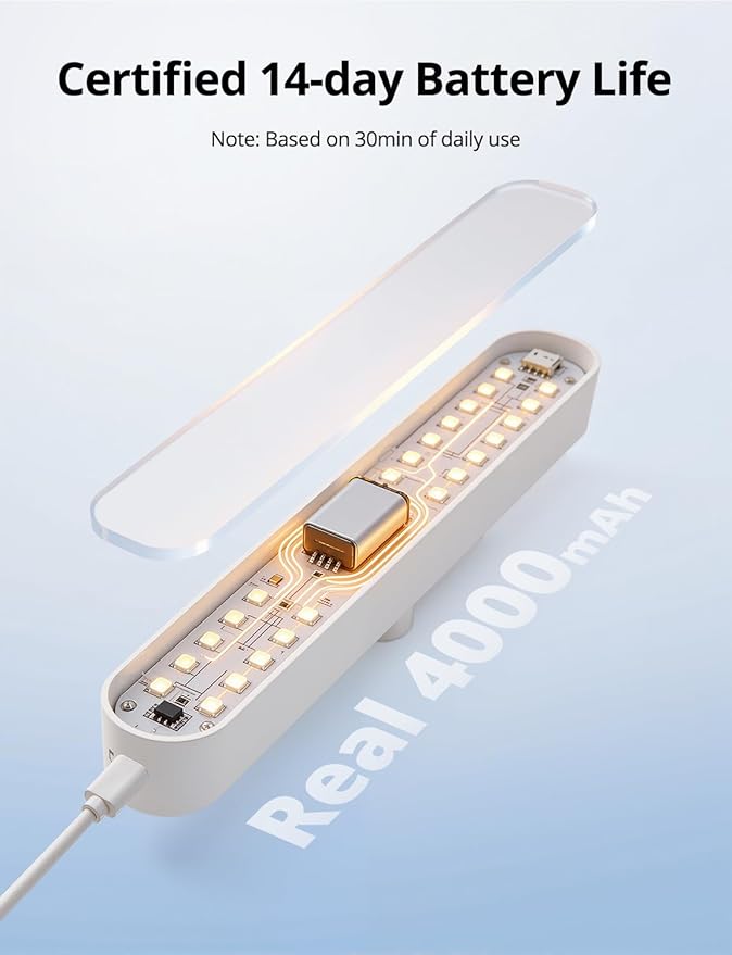 Combuh Rechargeable Makeup Light Bar LED Stick on Vanity Lighting - Image 4